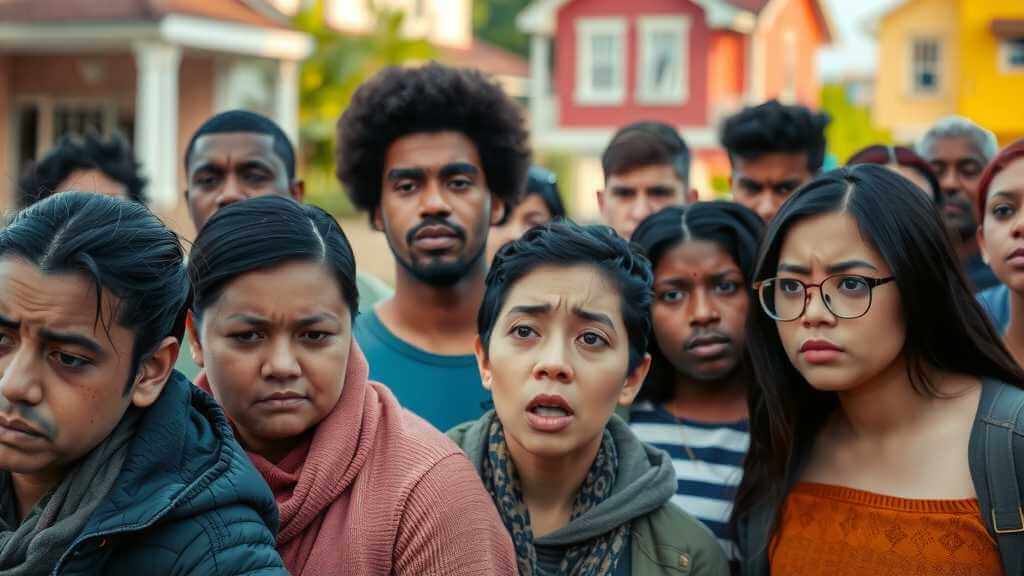 Community members reacting to deportation news